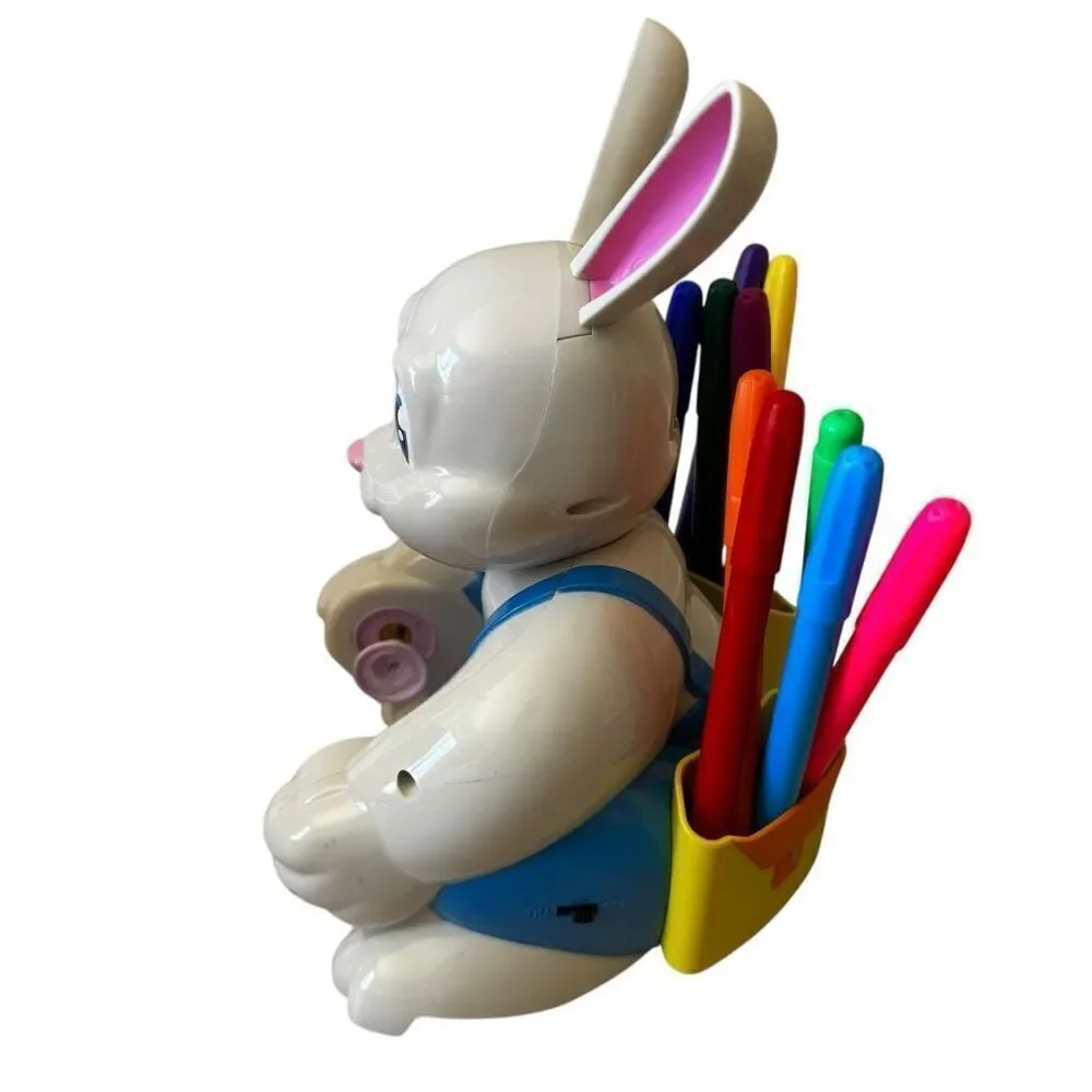 JOYIN Motorized Easter Egg Decorator Kit Easter Busy Bunny Egg Spinner
